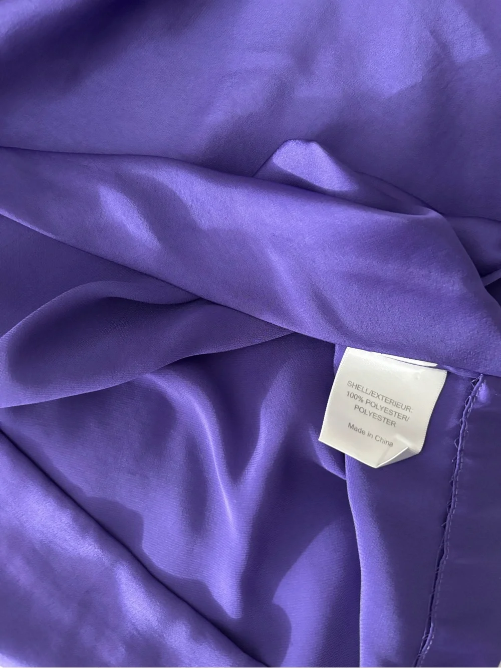 Tory Burch Purple  Cowl Neck Sleeveless Top